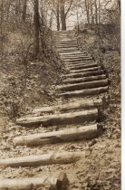 Steps to the bathing beach at Arden Shore